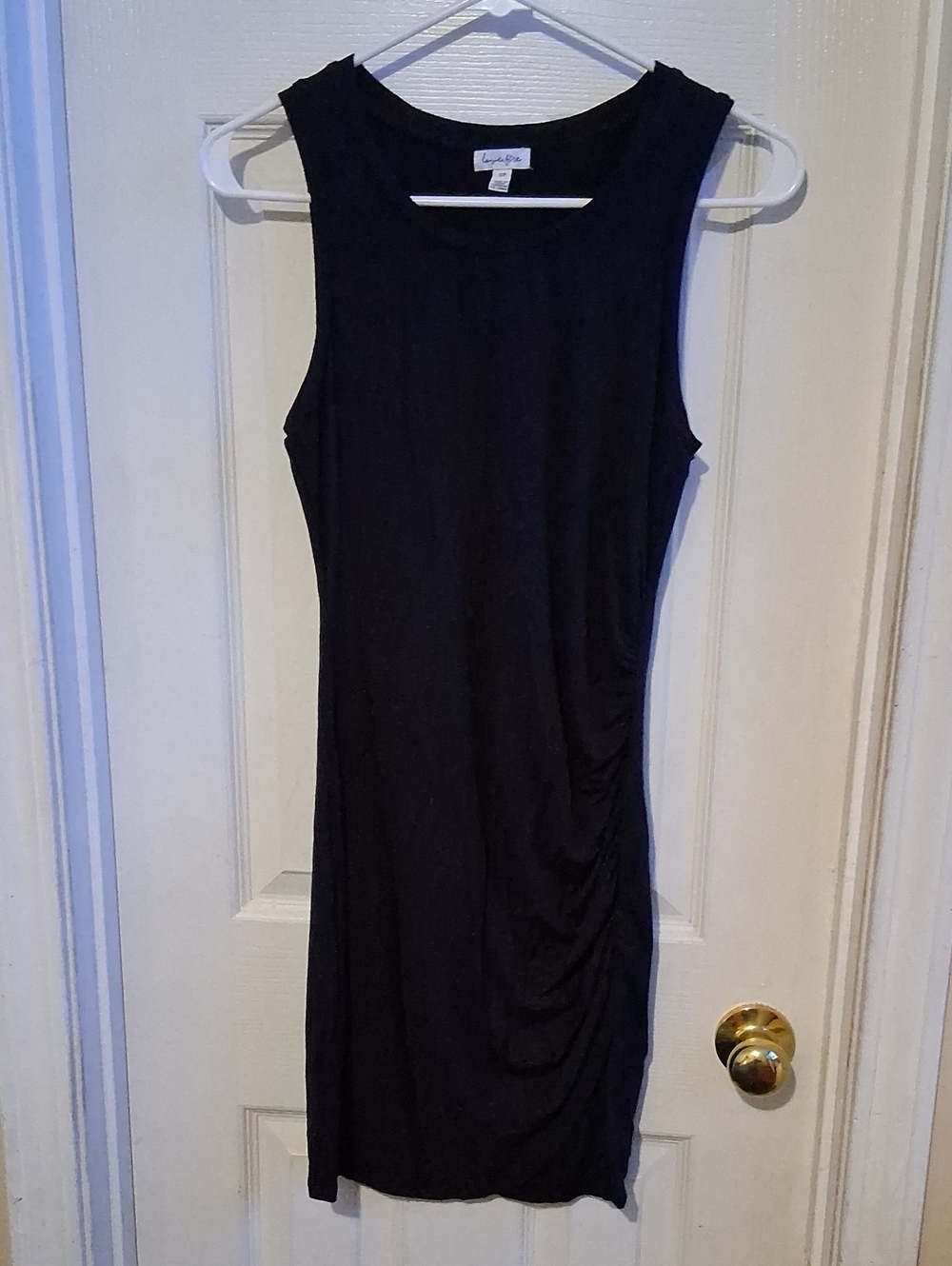 love, Fire Black Sleeveless Mini Dress